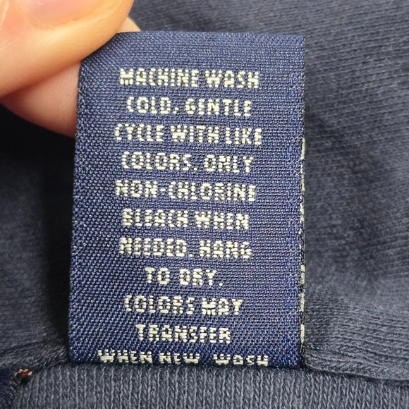 Vintage Aeropostale Shirt Mens Large Blue Long Sleeve Pullover Collar Cotton Y2K - Picture 6 of 11